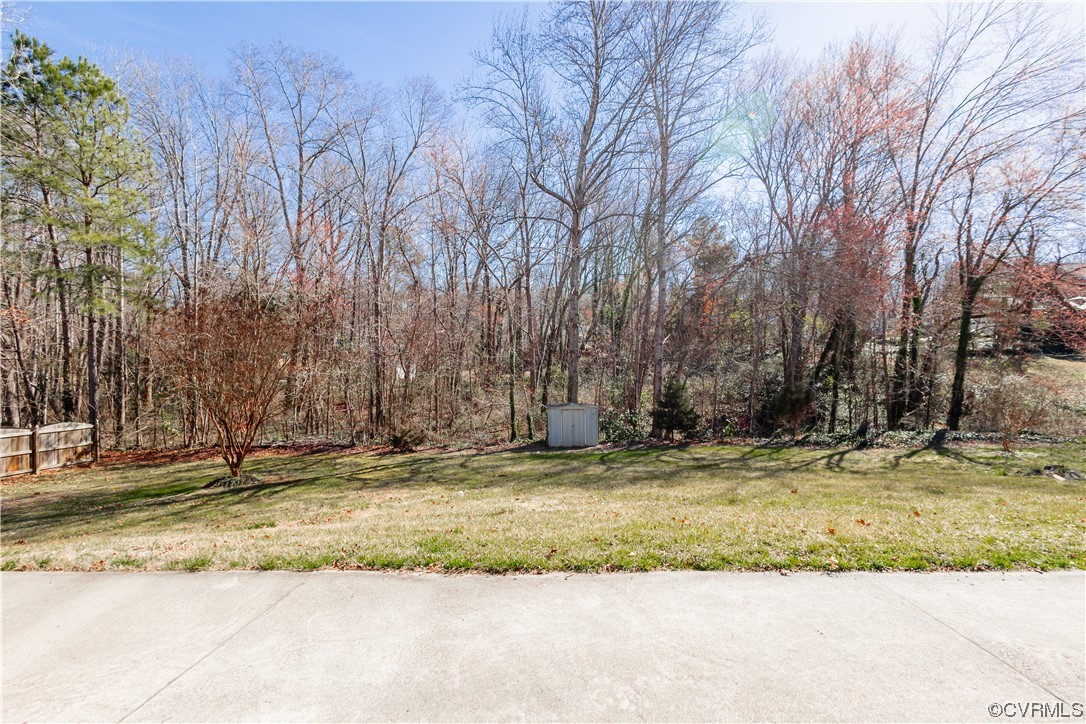 13003 Chipstead Road Chester, VA 23831 - Photo 30 of 38 a view of a dry yard with trees