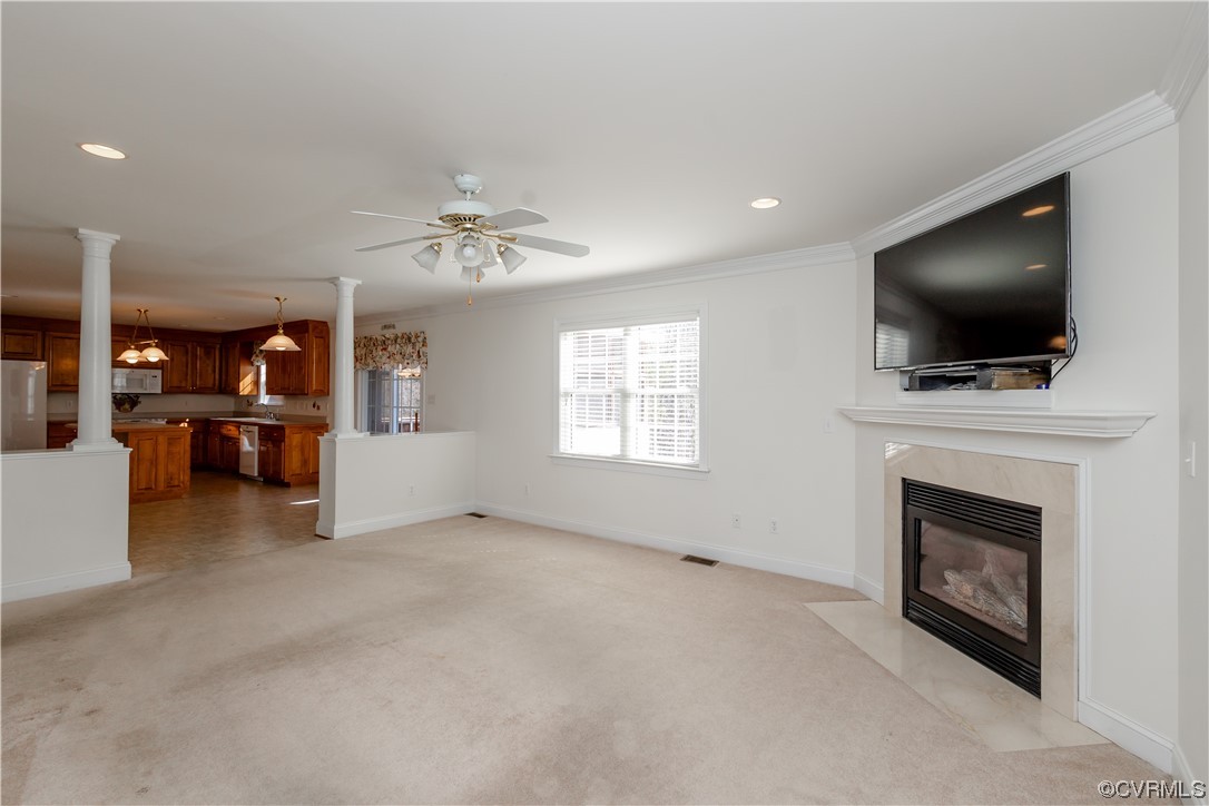 13003 Chipstead Road Chester, VA 23831 - Photo 6 of 38 a living room with furniture and a flat screen tv