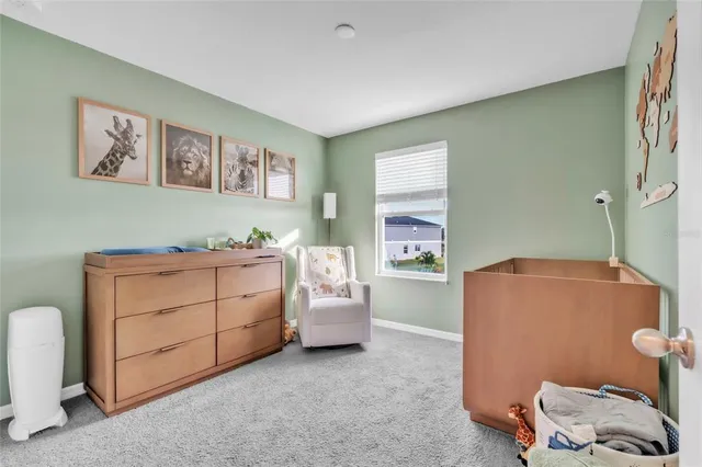 a room with furniture and window