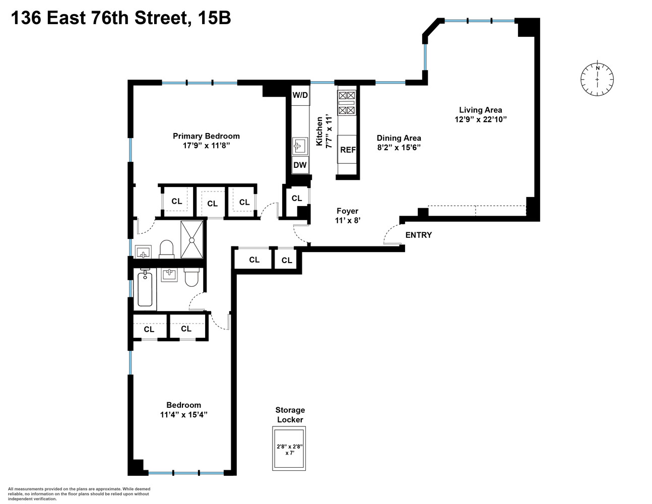 136 East 76th Street, Unit 15B Manhattan, NY 10021 - Photo 12 of 12 unknown