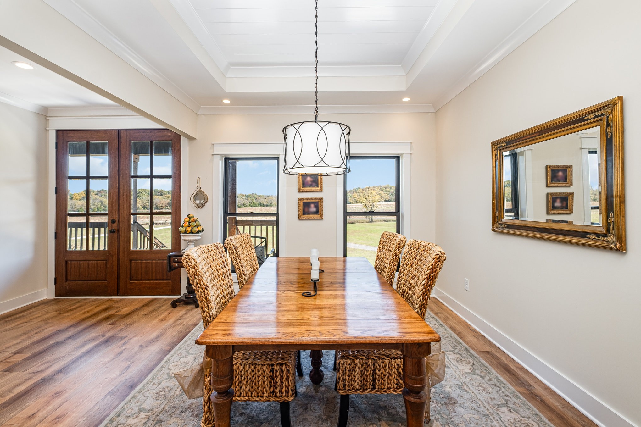 1649 Snake Creek Road Belfast, TN 37019 - Photo 20 of 57 a view of a dining room with furniture window and wooden floor