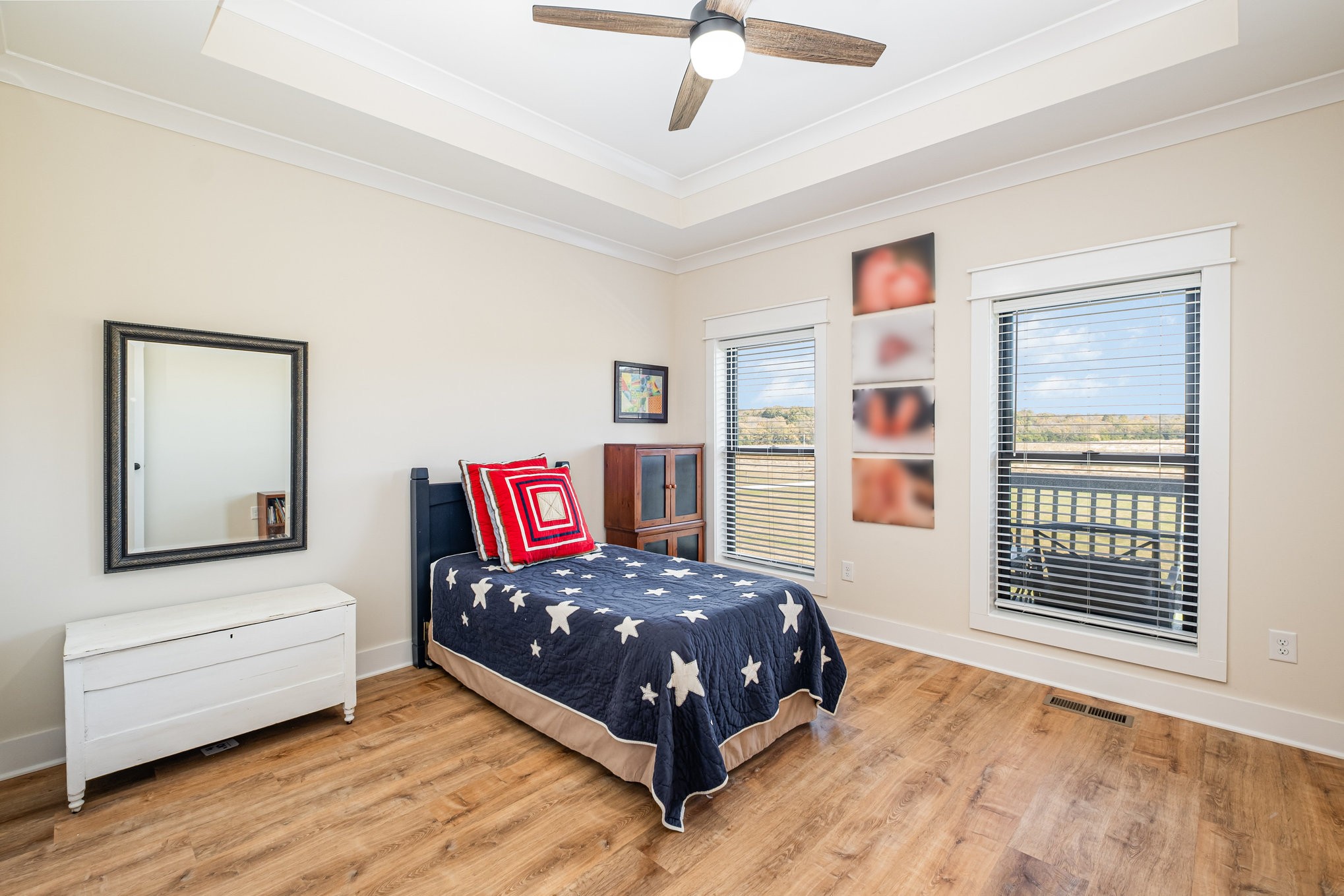 1649 Snake Creek Road Belfast, TN 37019 - Photo 33 of 57 a living room with a bed furniture and a window