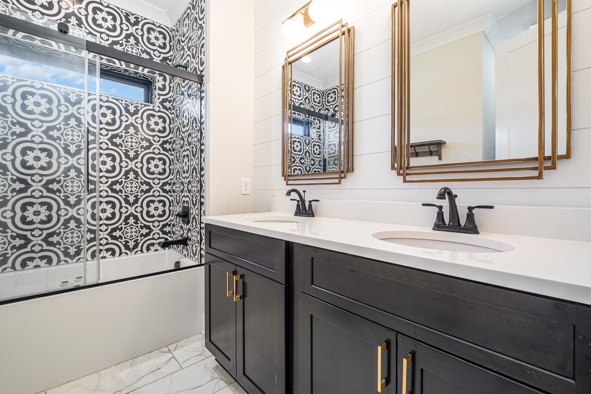 1649 Snake Creek Road Belfast, TN 37019 - Photo 36 of 57 a bathroom with a sink a vanity and a mirror