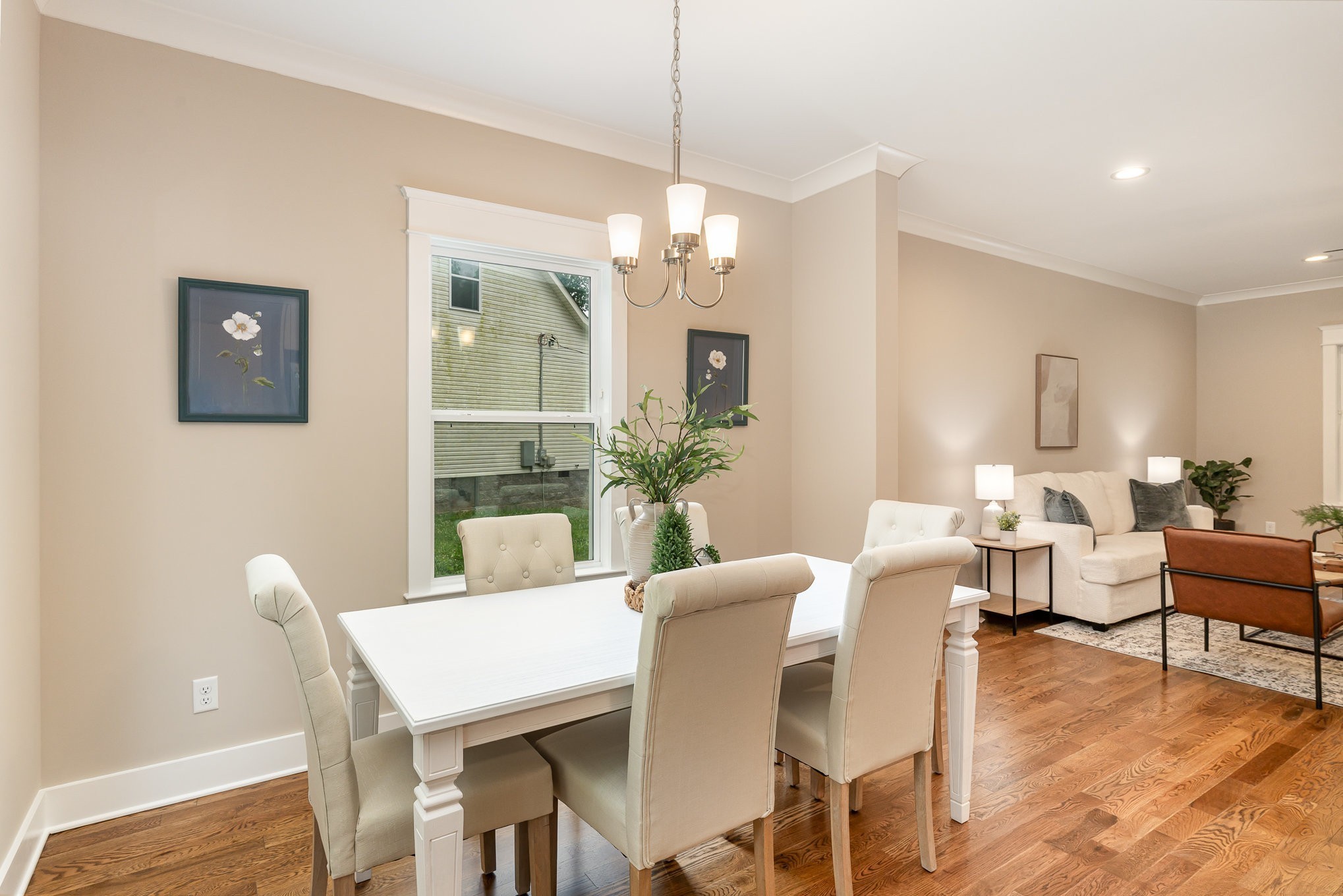 1120 Taylortown Road White Bluff, TN 37187 - Photo 10 of 24 a view of a dining room with furniture window and wooden floor