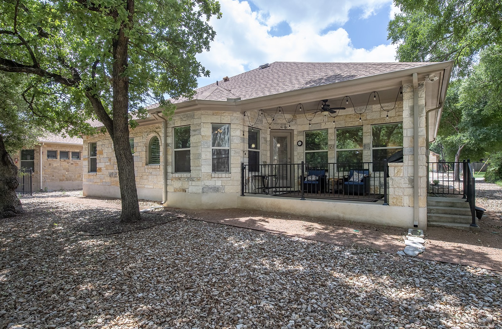 213 Acker Road Georgetown, TX 78633 - Photo 27 of 32 a front view of a house with a garden