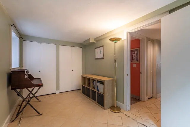 a room with furniture and windows