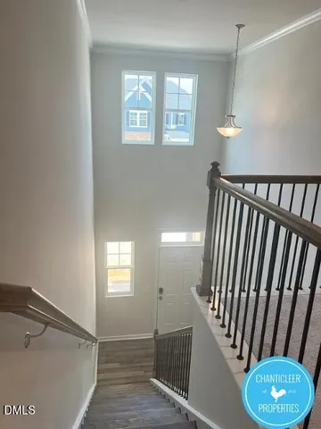 a view of entryway with a window and a livingroom