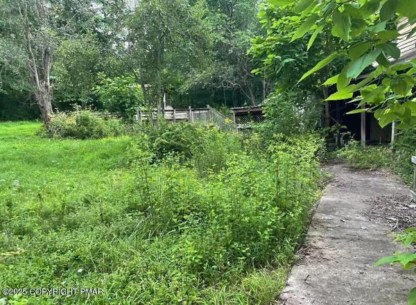 a garden view