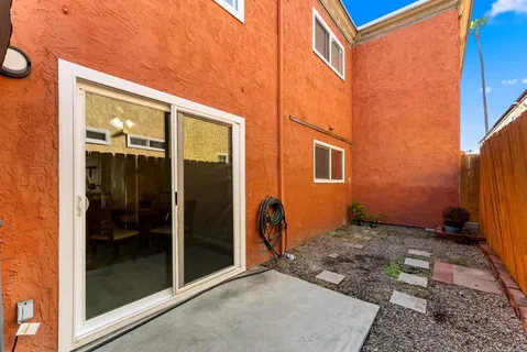 a view of front door
