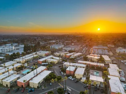 an aerial view of a