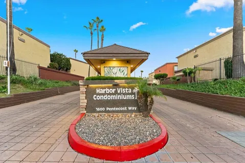 a view of outdoor space with sign board