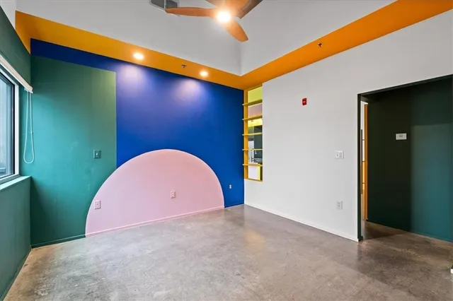 a view of a balcony with outdoor space