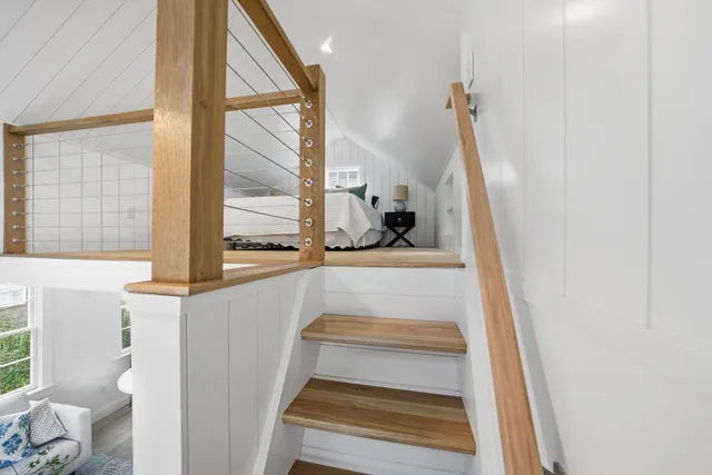 a view of a city with an ocean