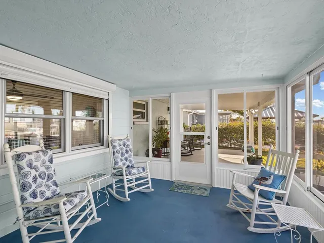 a view of a lake with houses