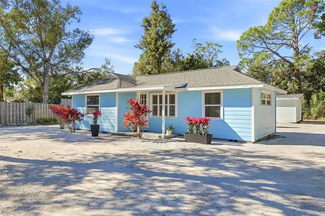 a view of a house with a patio