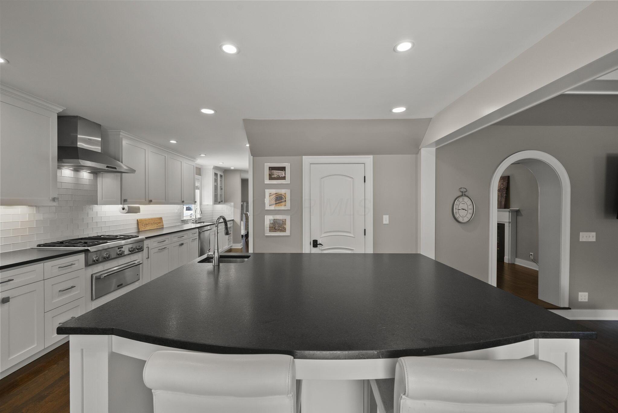 1851 Berkshire Road Columbus, OH 43221 - Photo 15 of 125 Beautiful leathered grantie counters throughout the kitchen, and on the generous island.