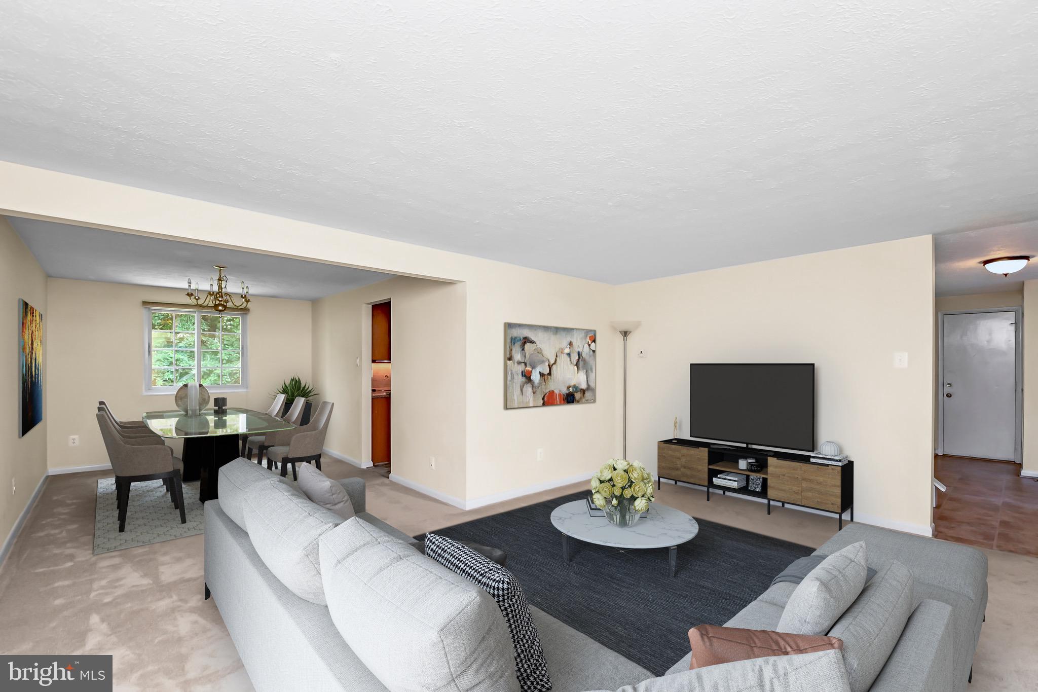 8113 Winter Blue Court Springfield, VA 22153 - Photo 7 of 58 Staged living room and dining room