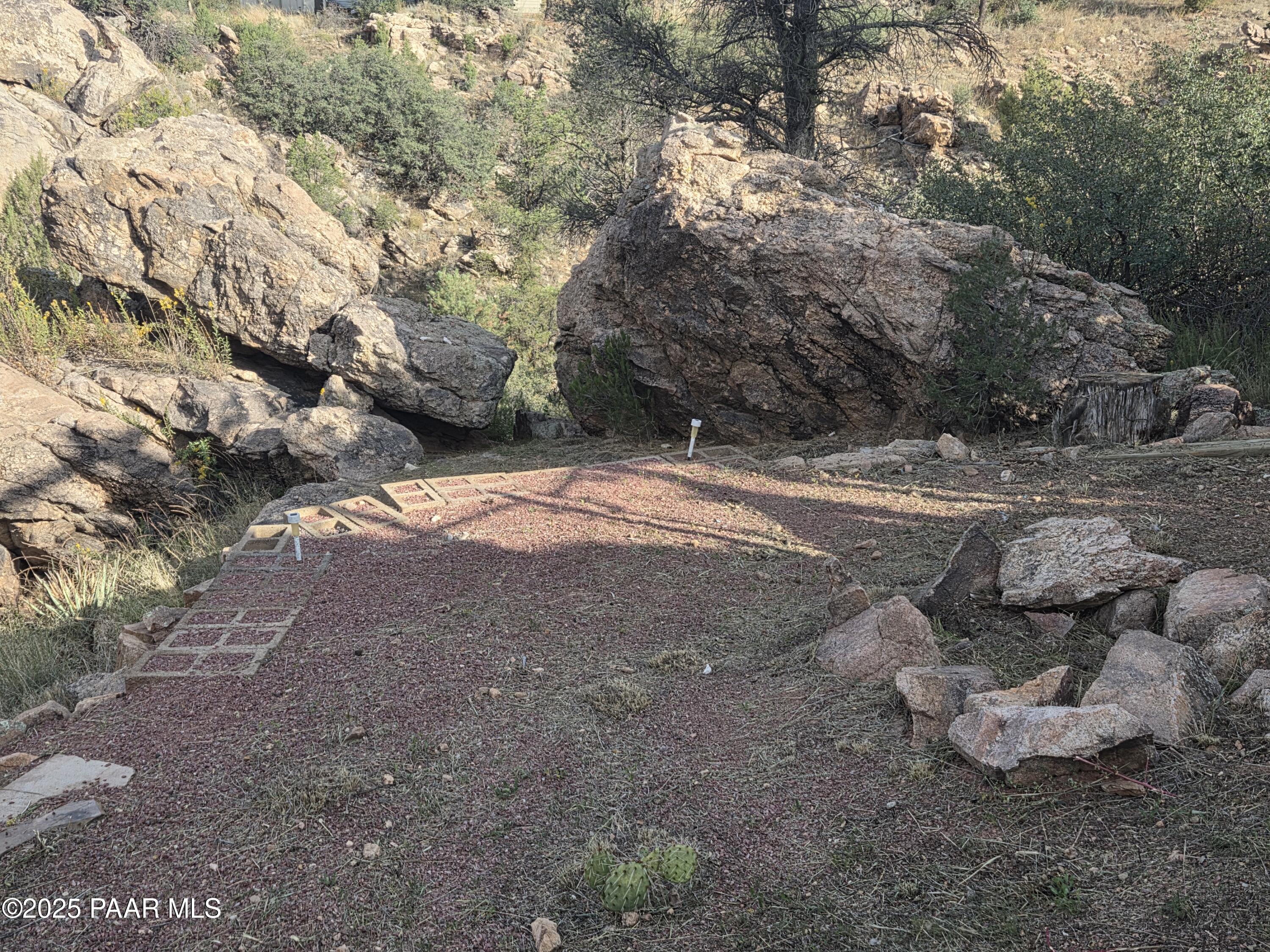 7250 West Hootenanny Road Prescott, AZ 86305 - Photo 8 of 30 a view of dirt yard with a large tree