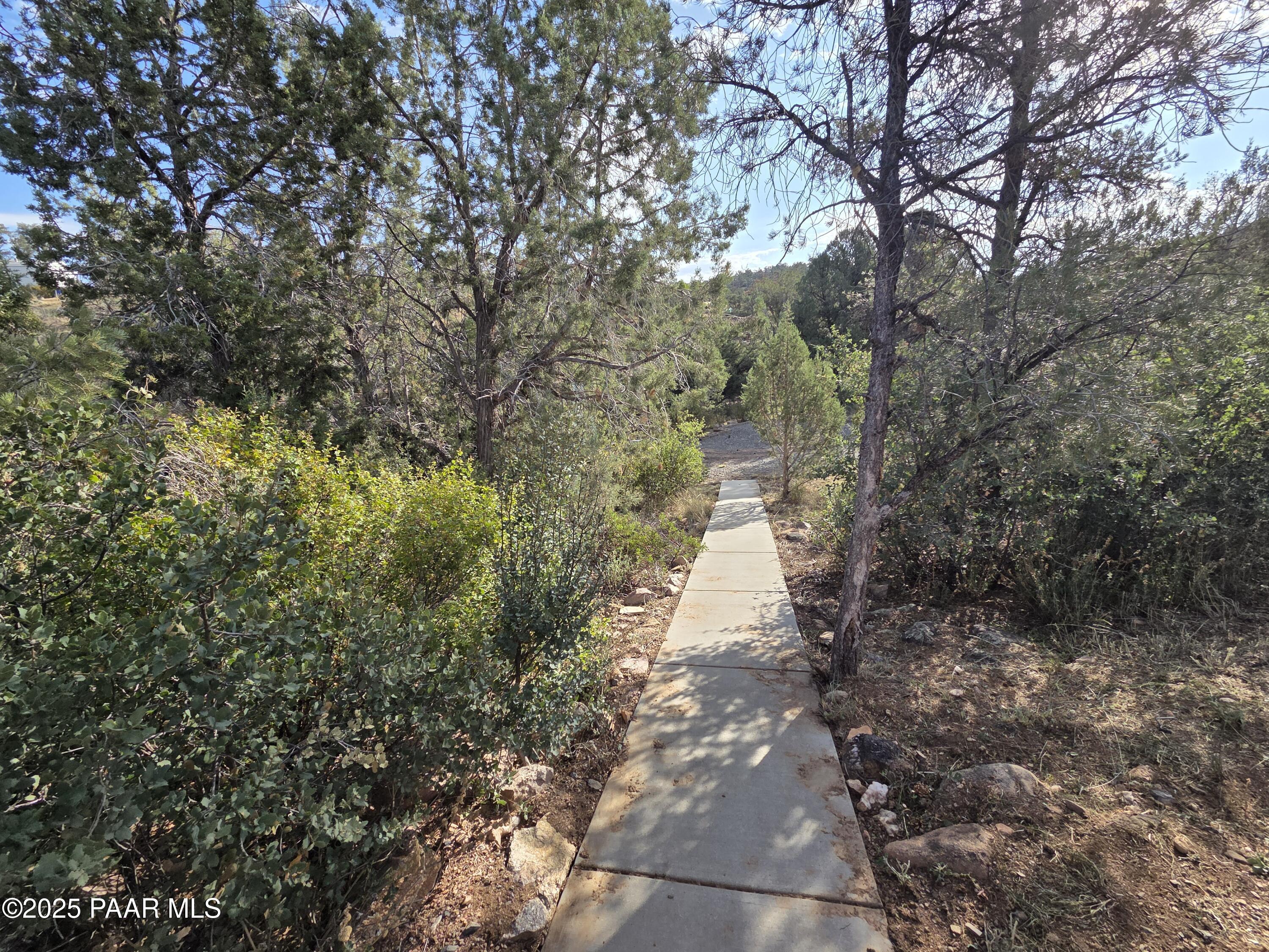 7250 West Hootenanny Road Prescott, AZ 86305 - Photo 10 of 30 a view of a pathway both side of yard
