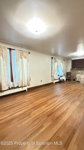 a view of hallway with stairs