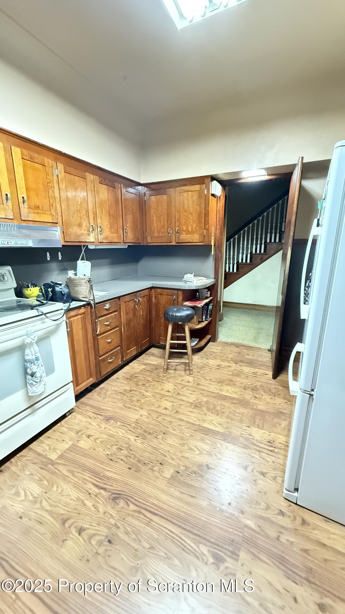 220 Hickory Ridge Road Carbondale, PA 18407 - Photo 15 of 51 a bathroom with a sink a mirror and a shower