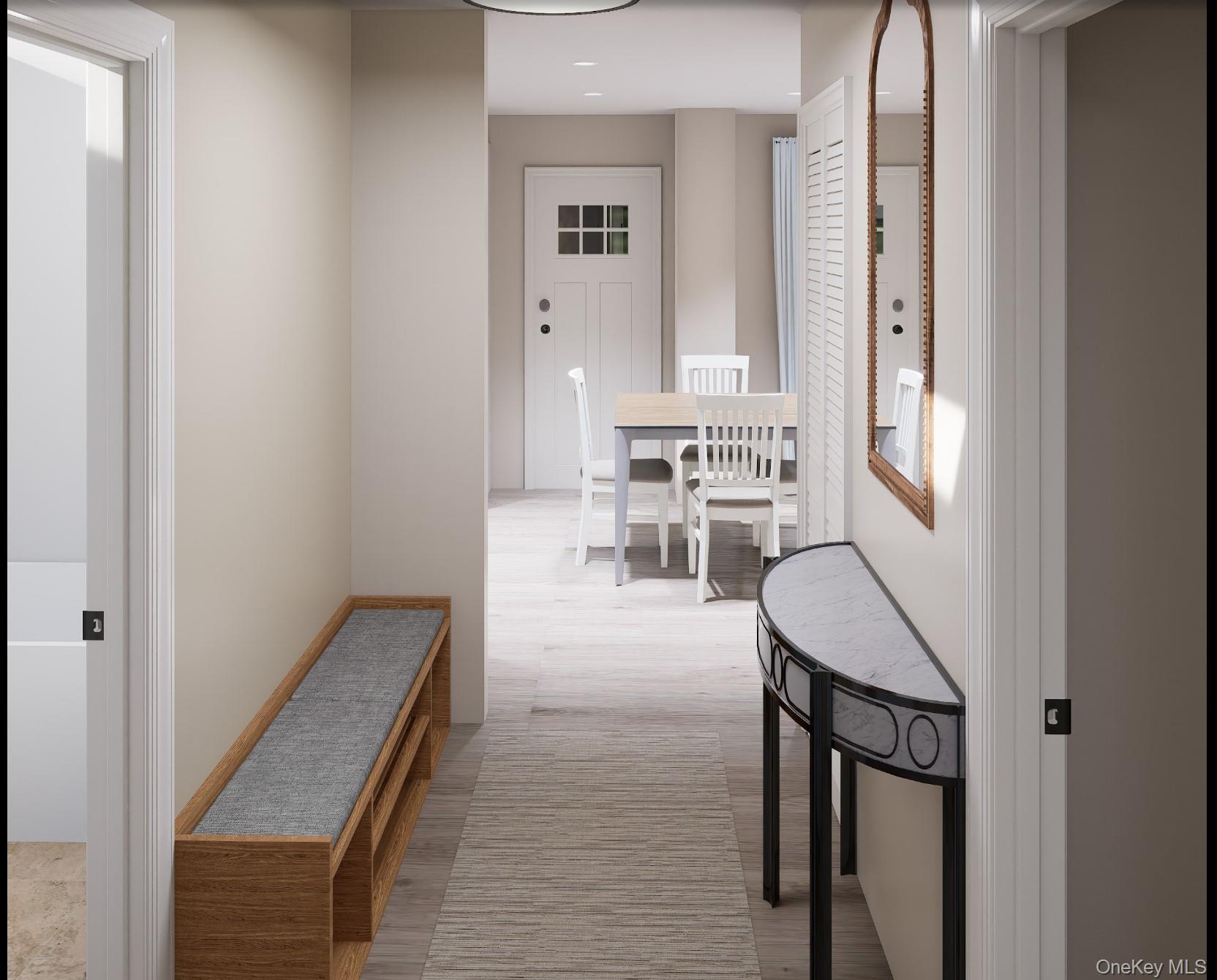 13 Hunter Street, Unit 2 Ossining, NY 10562 - Photo 5 of 10 a view of a hallway with furniture and staircase