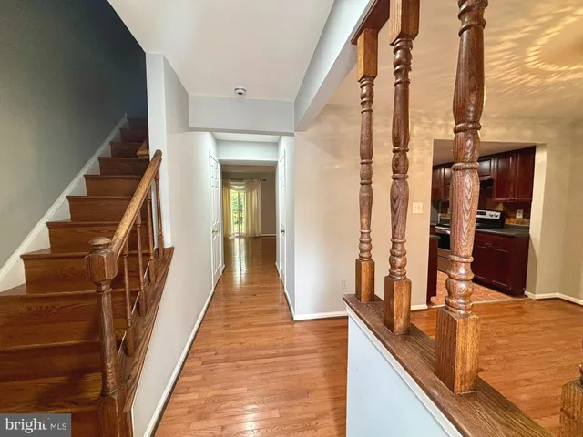 a view of a living room with furniture