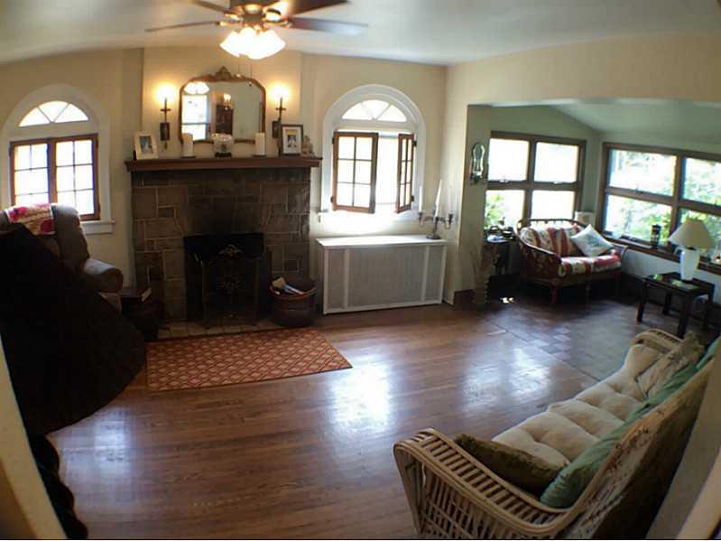 109 Braddock Road Forest Hills, PA 15221 - Photo 6 of 25 Living Room. There is also a light filled den that looks out into trees and the lovely covered front porch.