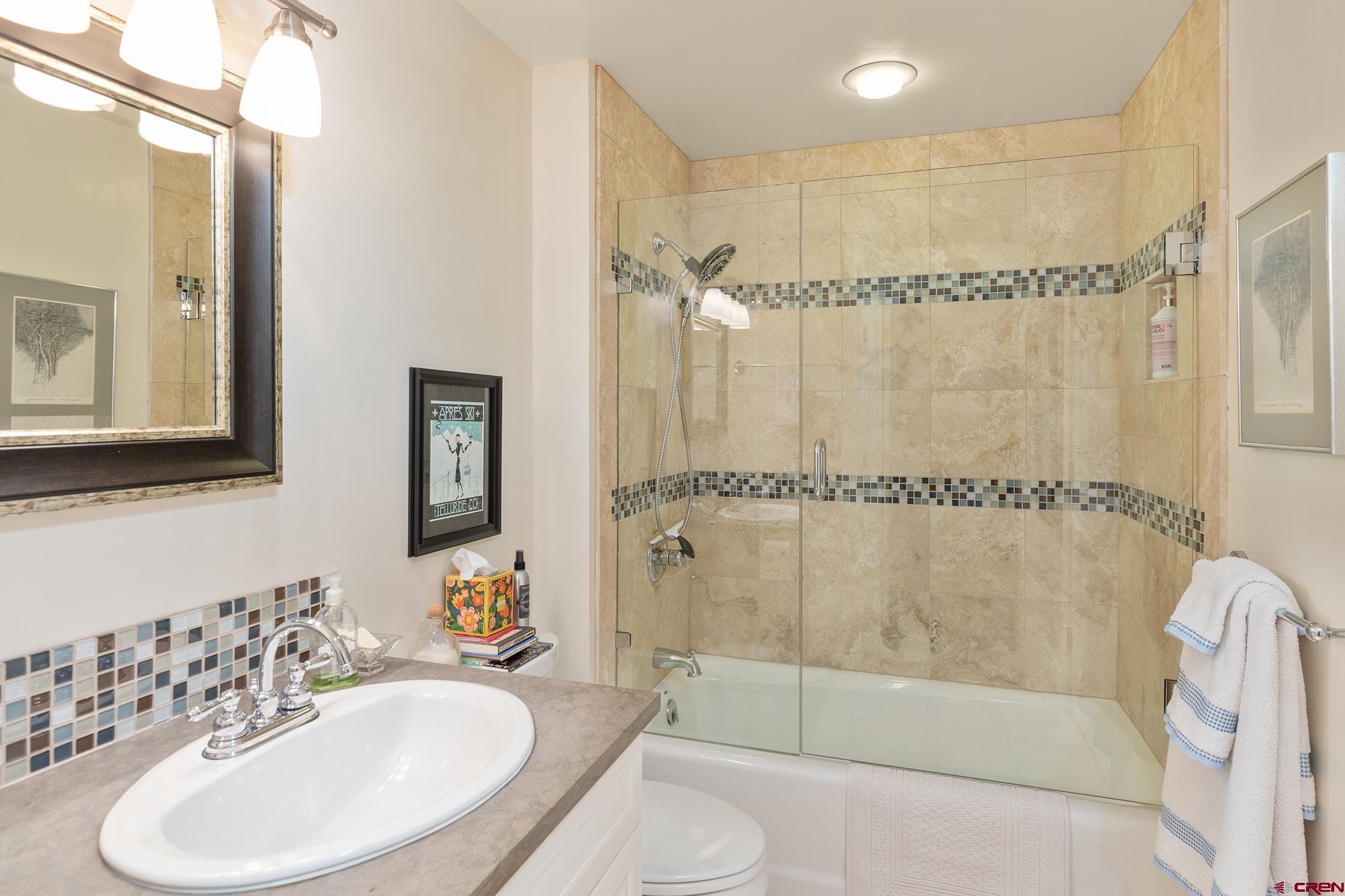 721 East Columbia Avenue Telluride, CO 81435 - Photo 37 of 44 a bathroom with a sink toilet and shower