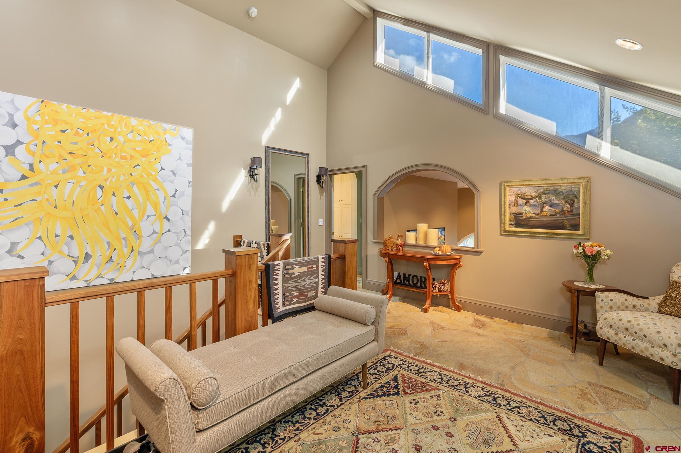 721 East Columbia Avenue Telluride, CO 81435 - Photo 41 of 44 a living room with furniture and a fireplace