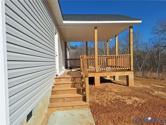 a view of a house with wooden floor