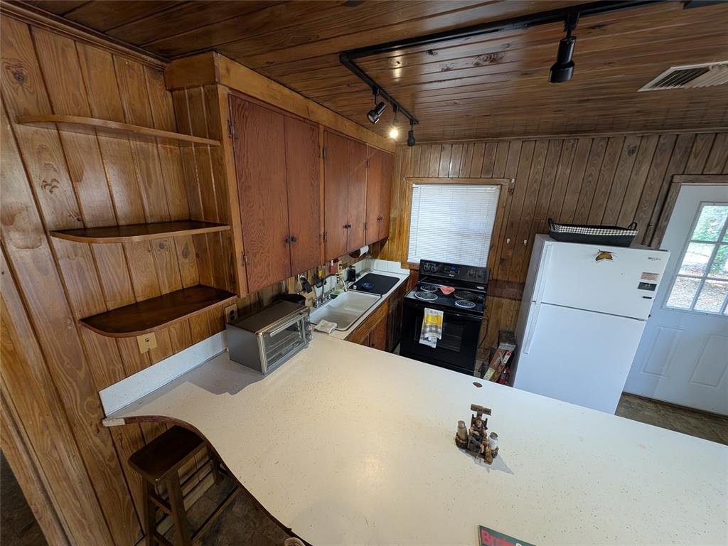 13668 Northeast 226th Avenue Road Salt Springs, FL 32134 - Photo 13 of 30 a kitchen with a sink and a refrigerator