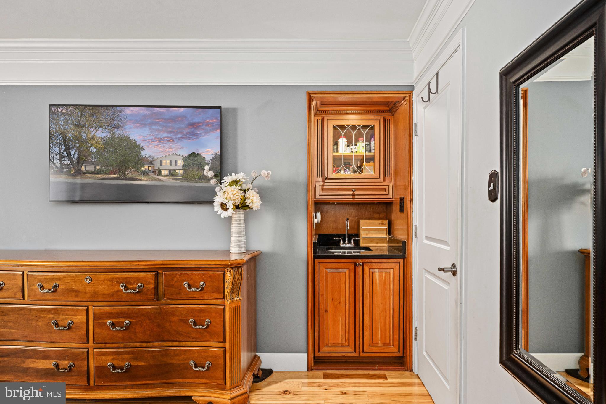 224 Prince Street Northeast Leesburg, VA 20176 - Photo 40 of 79 Elegant room with rich wooden accents.