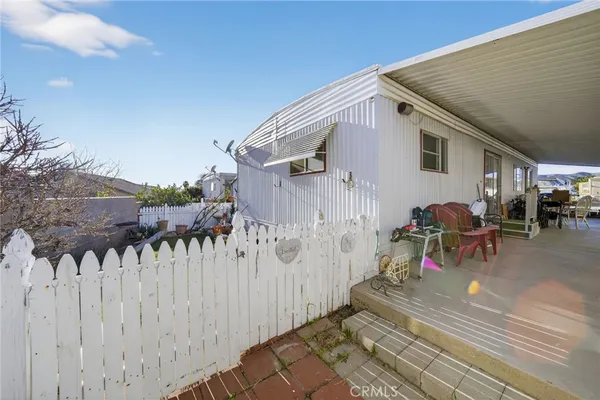 a view of outdoor space with seating area