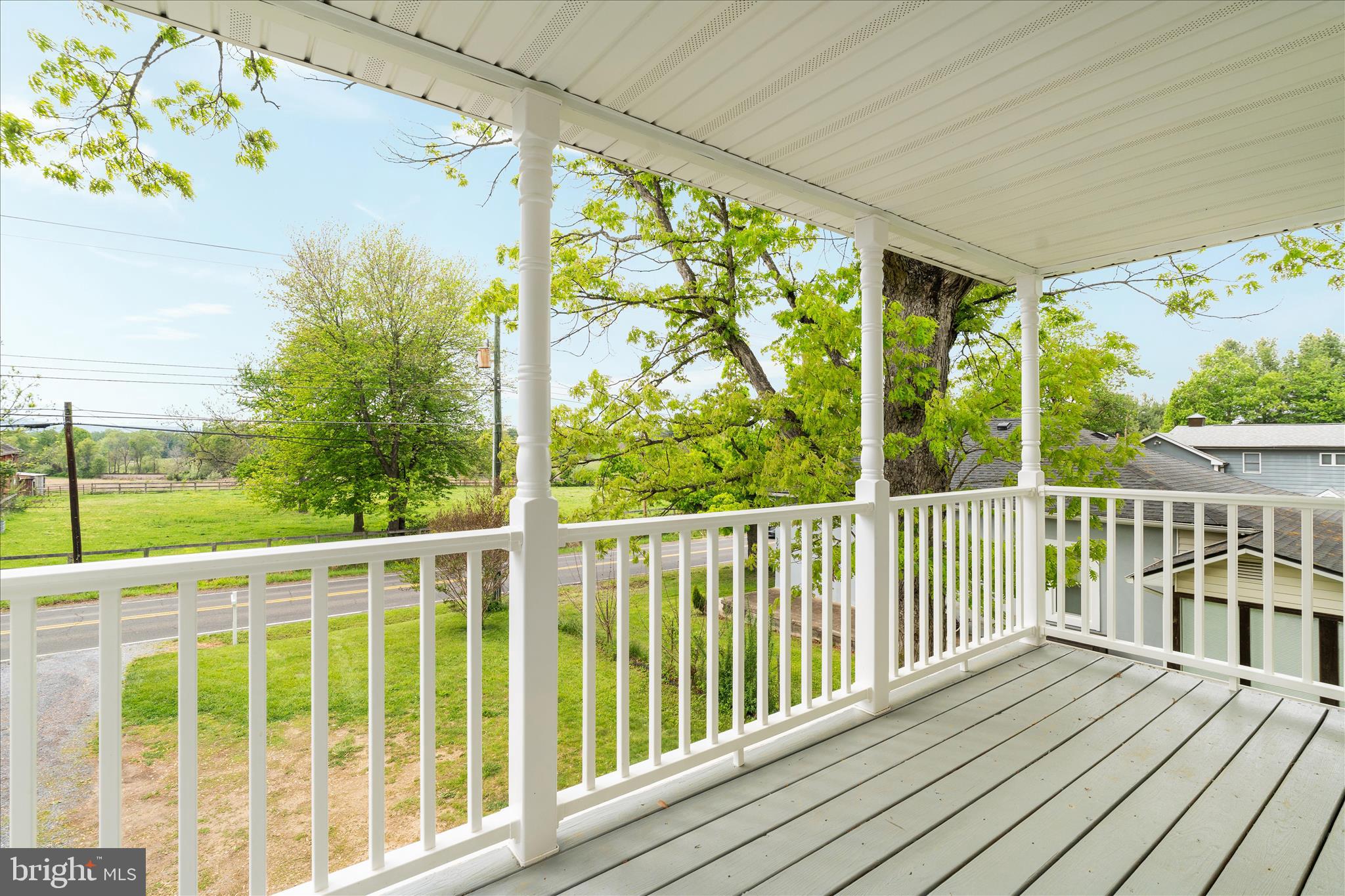 3961 Rectortown Road Marshall, VA 20115 - Photo 13 of 35 a view of balcony with wooden floor
