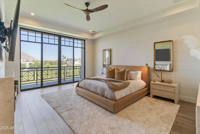 a bathroom with a sink vanity and a mirror