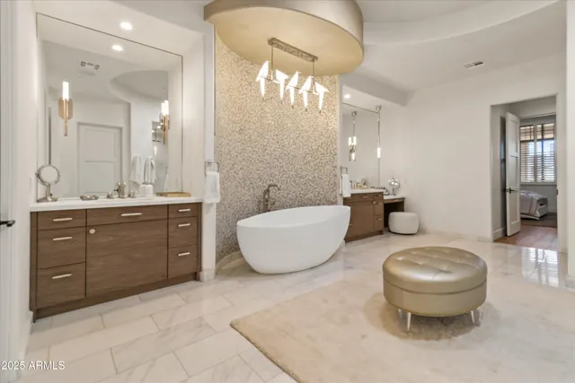 a view of an ocean and beach