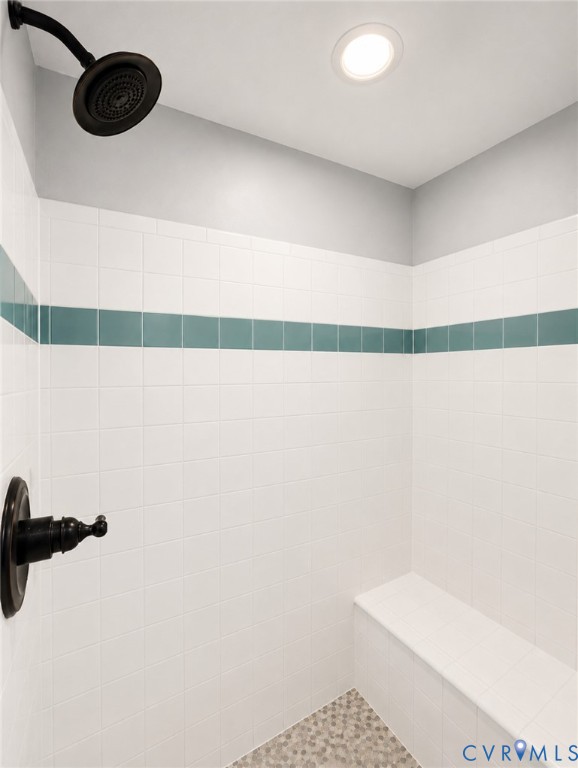110 Locust Grove Cartersville, VA 23027 - Photo 23 of 26 a bathroom with a shower and a toilet