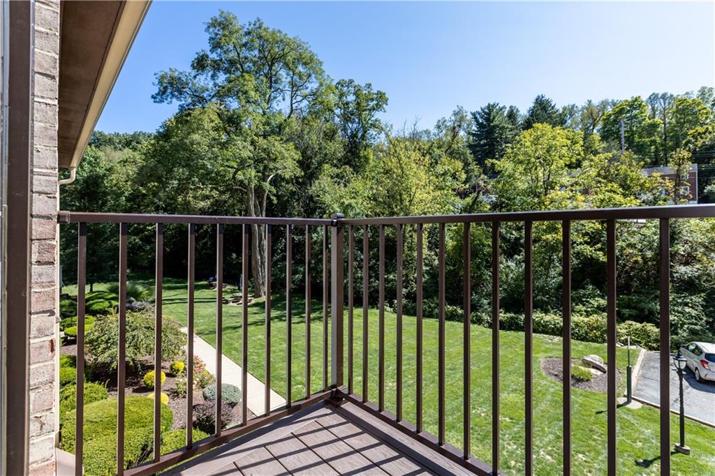 300 Gilkeson Road, Unit 10B Pittsburgh, PA 15228 - Photo 24 of 25 a view of a balcony