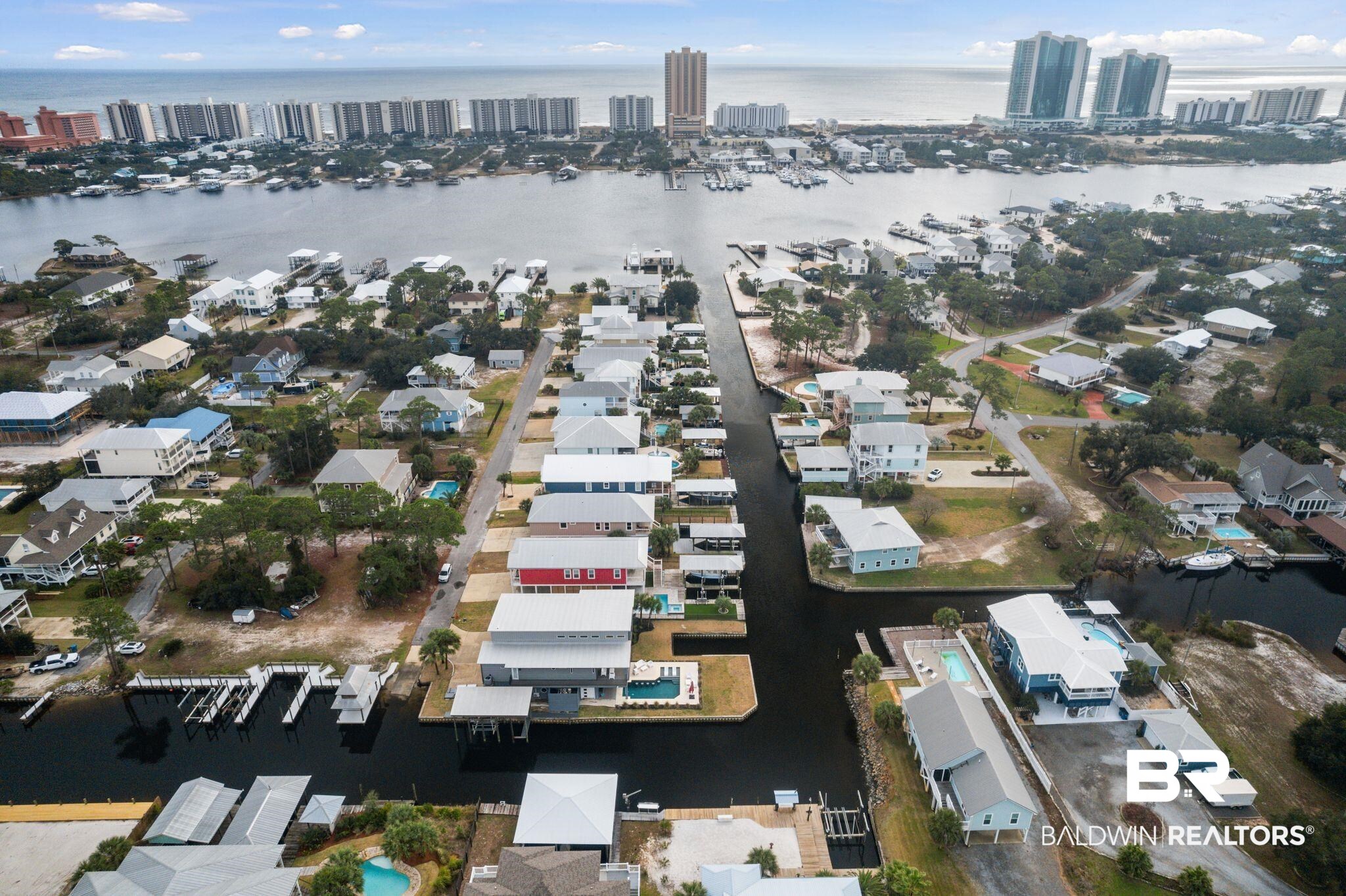 3840 Cotton Way Orange Beach, AL 36561 - Photo 72 of 75 Birds eye view of property with a water view