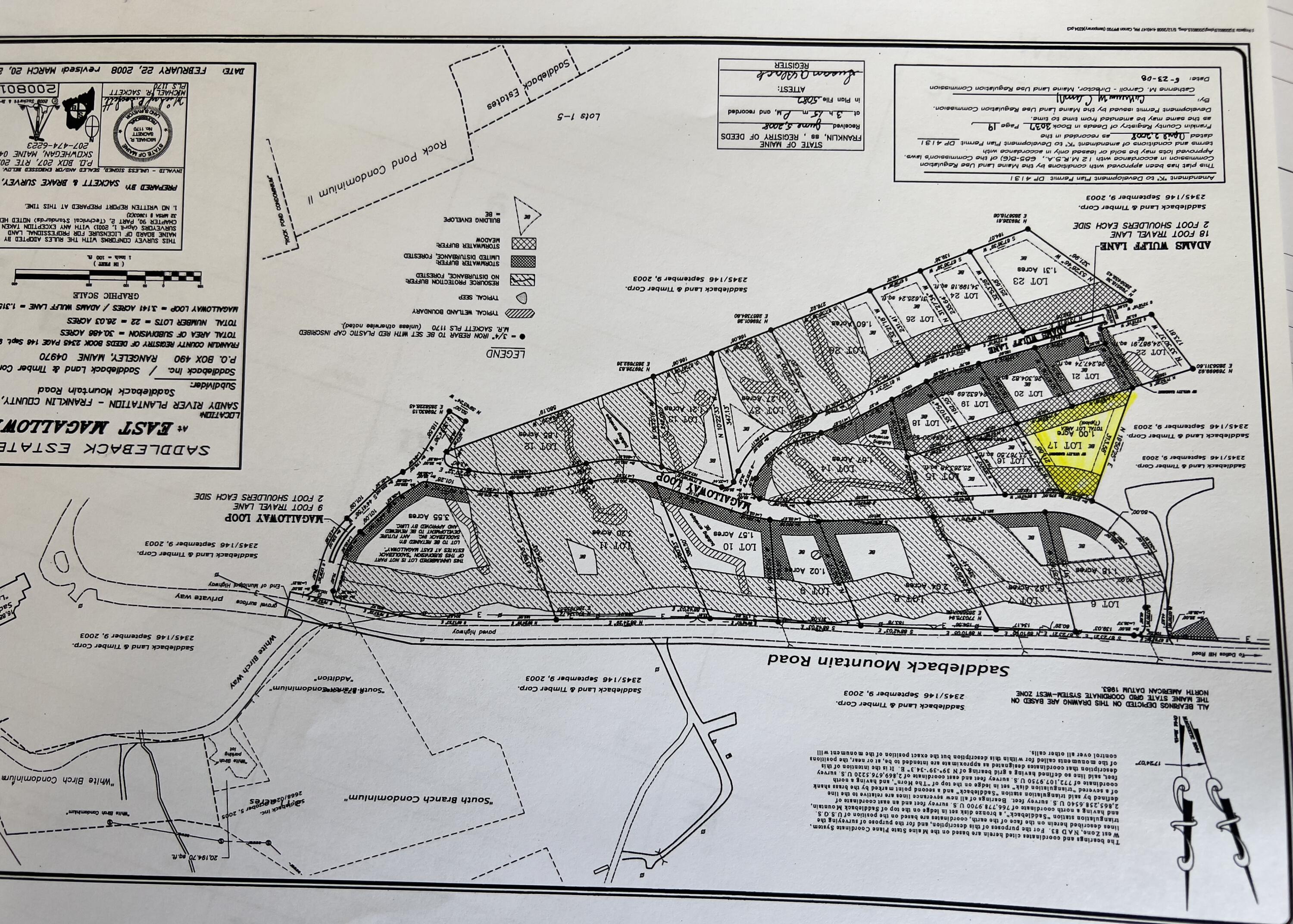 86 Magalloway Circle Sandy River Plt, ME 04970 - Photo 4 of 12 Survey Map