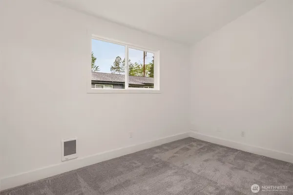 an empty room with window