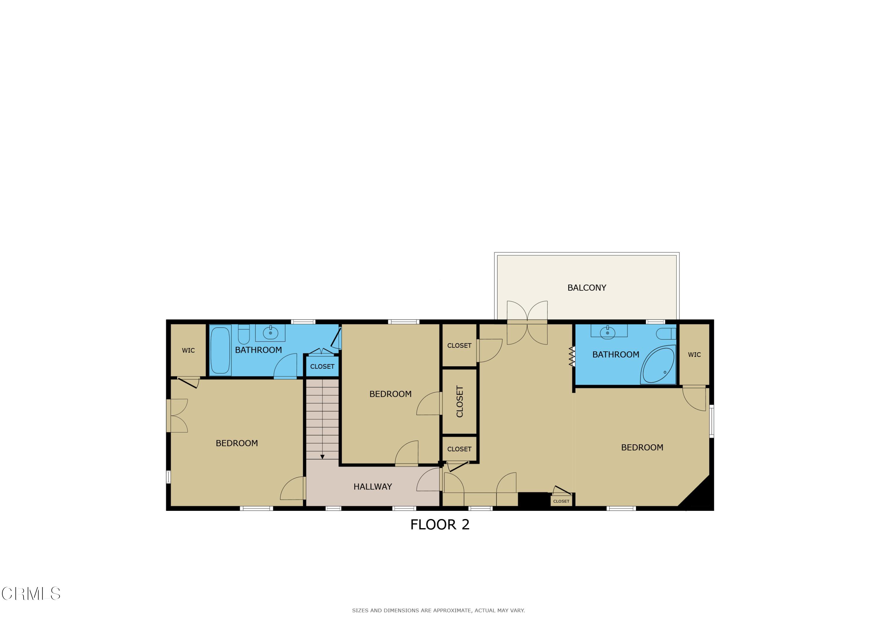 1436 North Arroyo Boulevard Pasadena, CA 91103 - Photo 44 of 44 1436N Arroyo Blvd - Floor 2 - Floor Plan