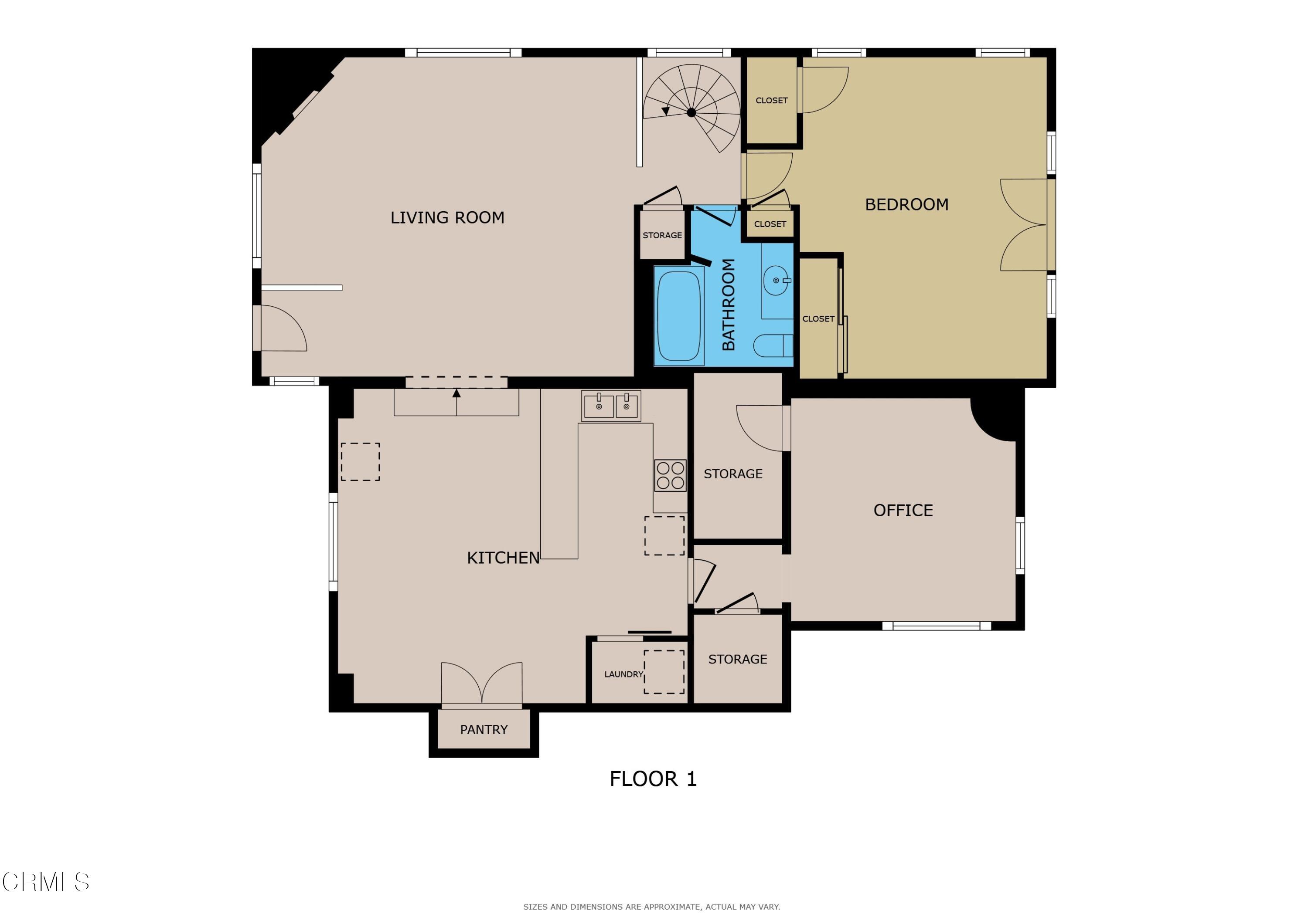 1436 North Arroyo Boulevard Pasadena, CA 91103 - Photo 39 of 44 1436 Arroyo Guest House Floor 1 - Unbran