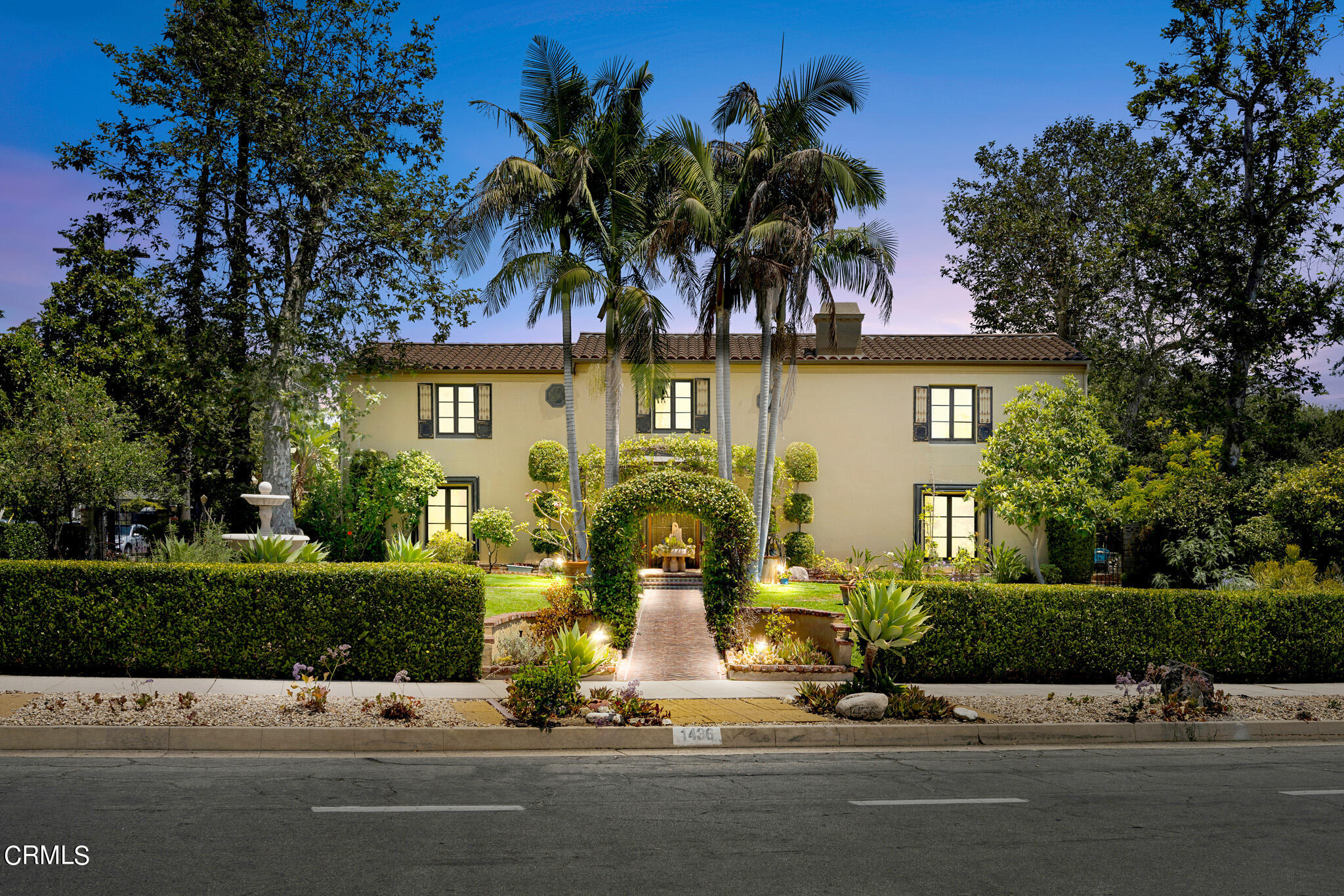 1436 North Arroyo Boulevard Pasadena, CA 91103 - Photo 42 of 44 Twilight Front View