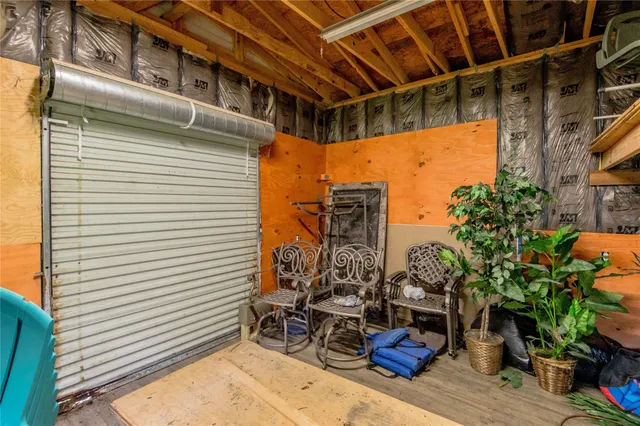 a view of storage and utility room