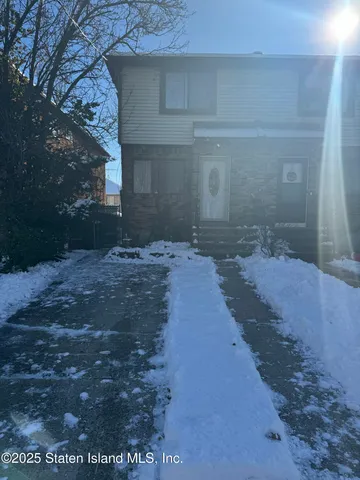 a backyard of a house