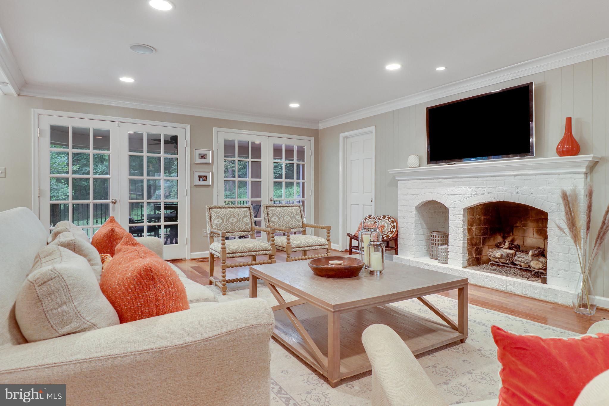 8618 Brook Road McLean, VA 22102 - Photo 24 of 81 Brick Gas Fireplace