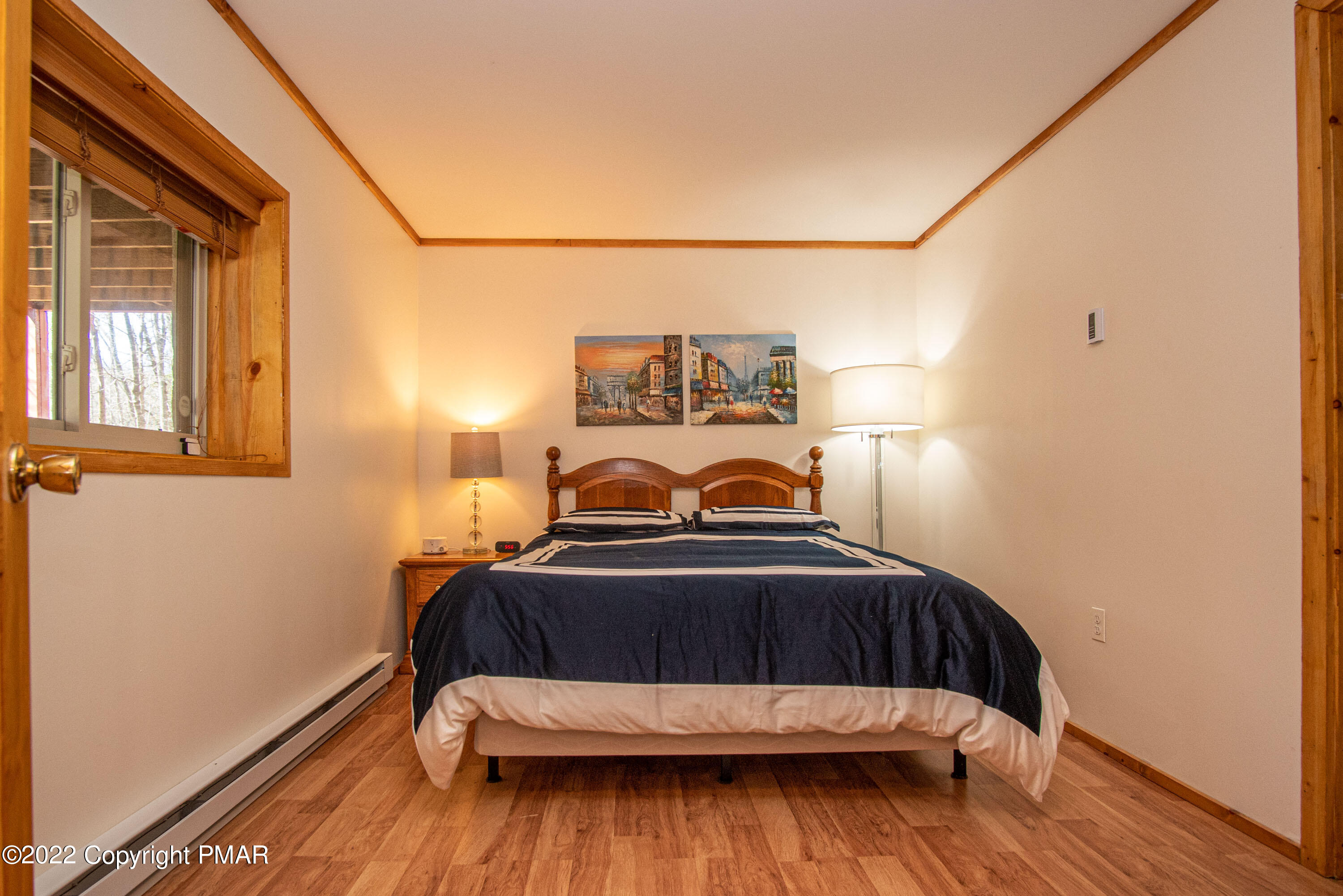 6374 Decker Road Bushkill, PA 18324 - Photo 43 of 60 a bedroom with a bed and window