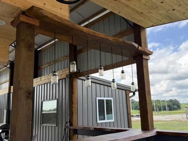 a view of house with green space